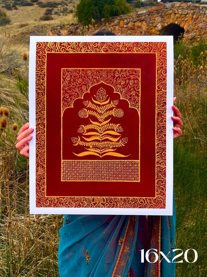 "Garden of Time" Indian Fantasy Art Print