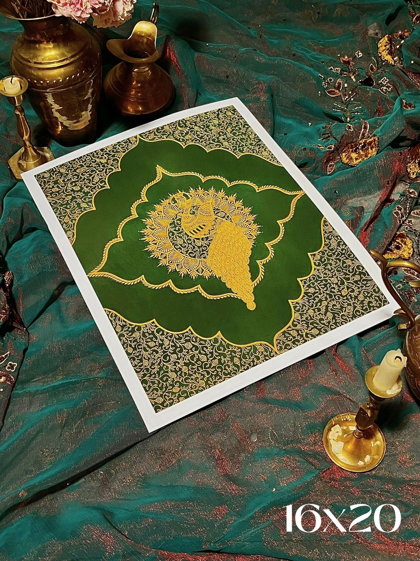 "Hanging Gardens" Indian Fantasy Art Print