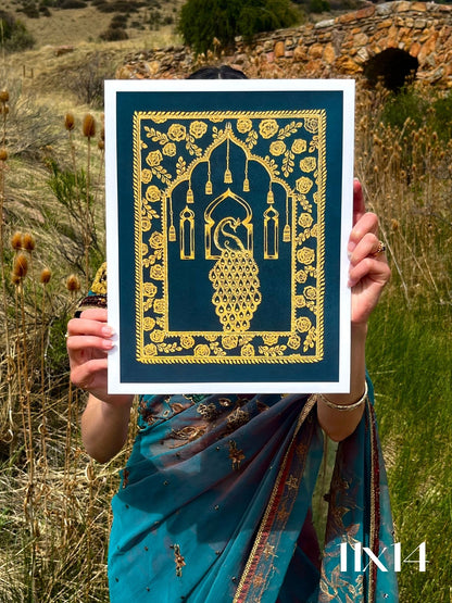 "Window to Wonder" Indian Fantasy Art Print
